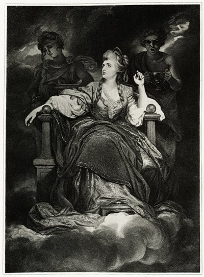 Sarah Siddons (phototype) by German School