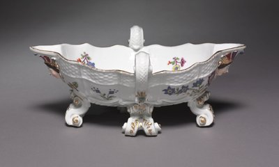 Sauceboat, made at Meissen Porcelain Factory, Germany, 1735-56 by German School