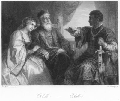 Scene from Othello by German School
