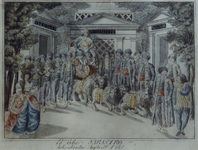 Scene from The Magic Flute by Wolfgang Amadeus Mozart by German School