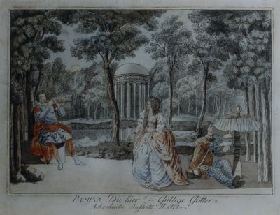 Scene from The Magic Flute by Wolfgang Amadeus Mozart by German School