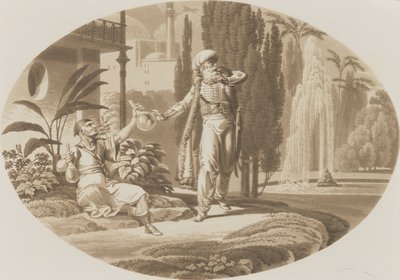Scene from The Marriage of Figaro by Wolfgang Amadeus Mozart by German School