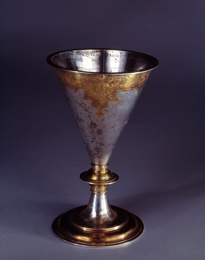 Chalice Shaped Sundial by German School
