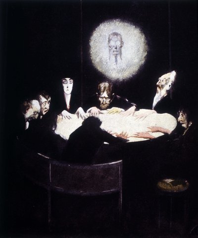Scene of Spiritism. Jugend by German School