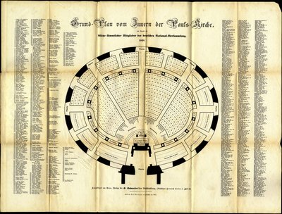 Seating Plan of the St. Paul