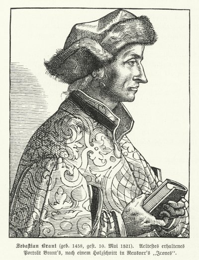 Sebastian Brant, German Renaissance humanist and satirist by German School
