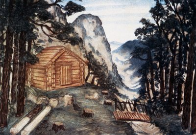 Set design for Peer Gynt by German School