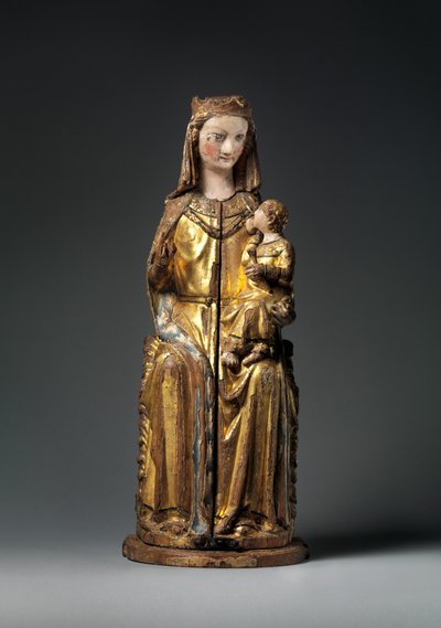 Shrine of the Virgin, closed panel by German School