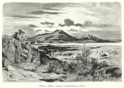 Site of the Battle of Plataea, Greece by German School