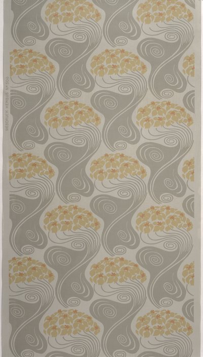 Sky High, Design for Wallpaper, Manufactured by Julius Hemus, Frankfurt by German School