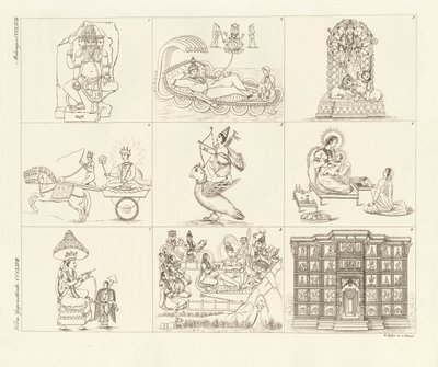 Some Descriptions from Indian Mythology by German School