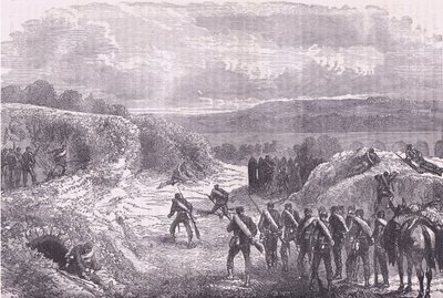 Sortie from Paris, Cassells History of the War between France and Germany published by Cassell and Company Limited, c.1890 by German School