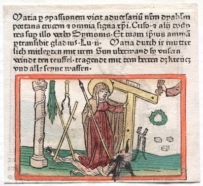 The Virgin Mary Overcoming a Devil, 1400s by German School