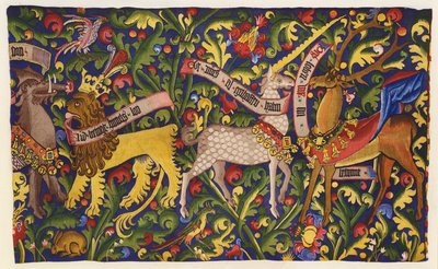 Tapestry Altar Frontal Depicting Mythical Creatures, Basel by German School