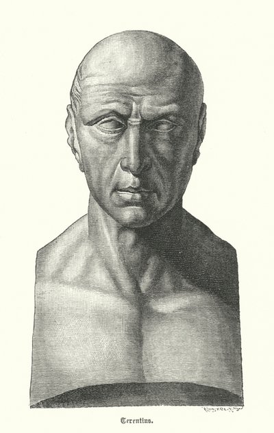 Terence, Roman playwright by German School