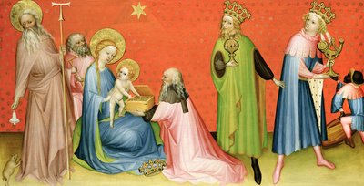 The Adoration of the Magi with St Anthony Abbot by German School