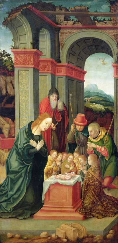 The Adoration of the Shepherds, Cologne School by German School