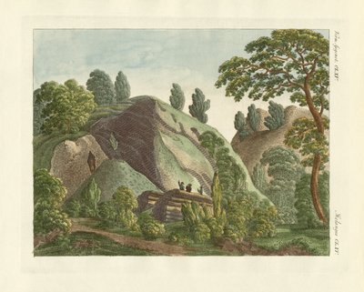 The Basalt Columns at the Kitzhammer of Meissner by German School