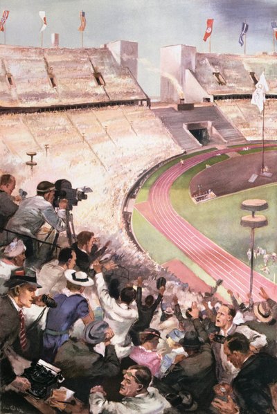 The Berlin Olympic Games, from Berliner Illustrite Zeitung, 1936 by German School