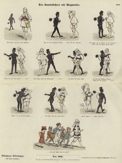 The Chimney Sweep as a Guide by German School