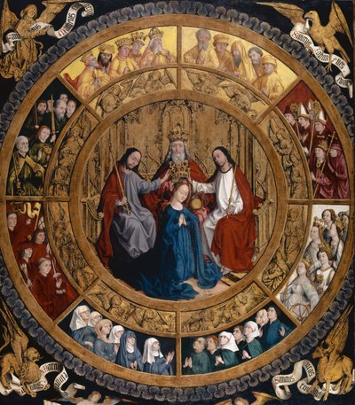 The Coronation of the Virgin Surrounded by Angels and Saints, c.1470 by German School