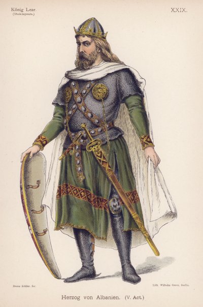 The Duke of Albany, from Shakespeare