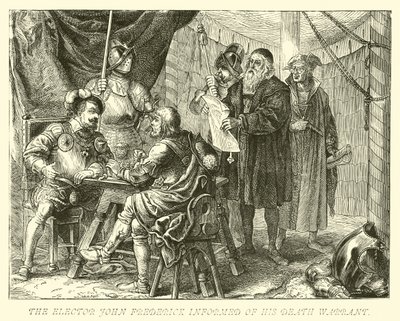 The Elector John Frederick Informed of His Death Warrant by German School