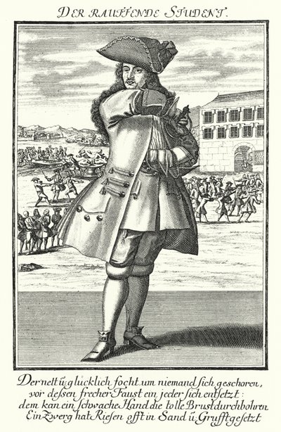 The Fighting Student by German School