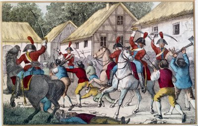 The French Army Taken Part by the Prussian Peasants by German School