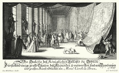 The Galerie des Gobelins, Paris by German School