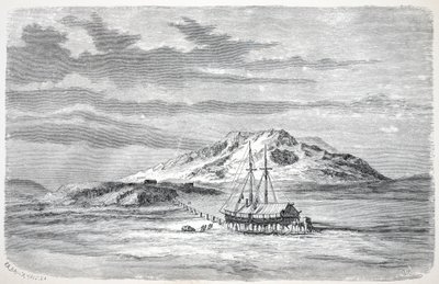 The Germania on Sabine Island, London 1874 by German School