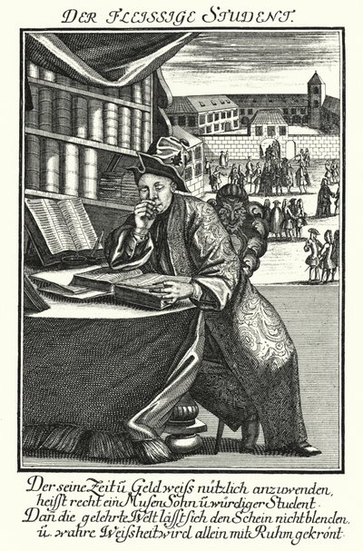 The Hardworking Student by German School