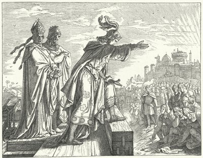 The Holy Roman Emperor Otto III Accusing the Romans of Disloyalty by German School