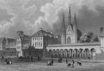 The Klosterkirche and Klosterstrasse, Berlin by German School