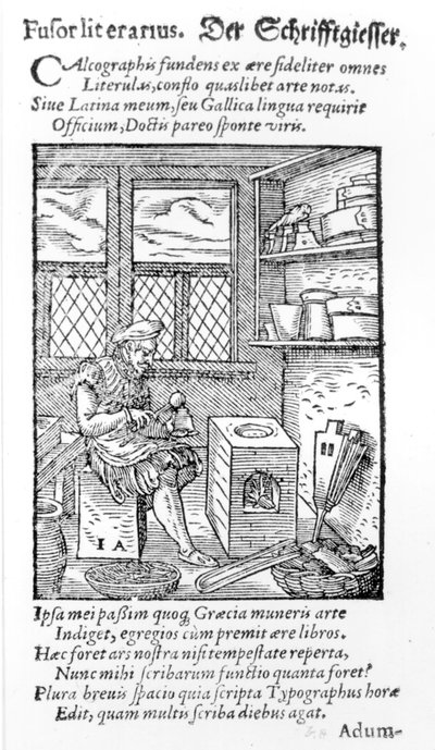 The Letter Plate Maker by German School