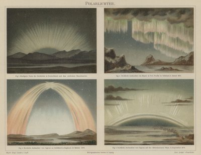 The Northern Lights by German School