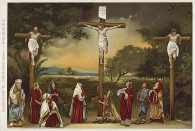 The Passion Play, Oberammergau by German School