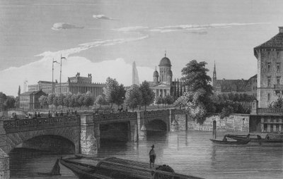 The Schlossbruecke, Berlin by German School