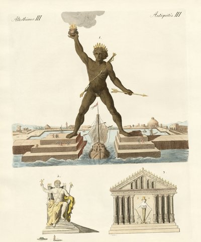 The Seven Wonders of the World by German School