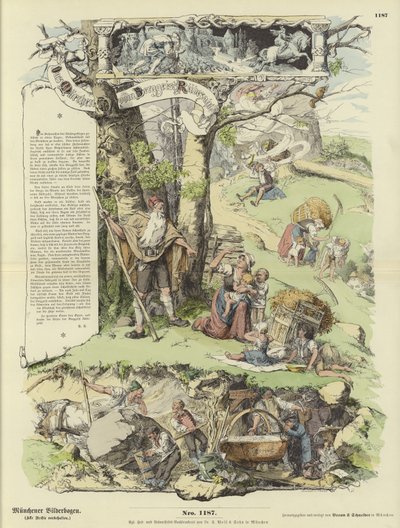 The Tale of the Mountain Spirit Rubezahl by German School
