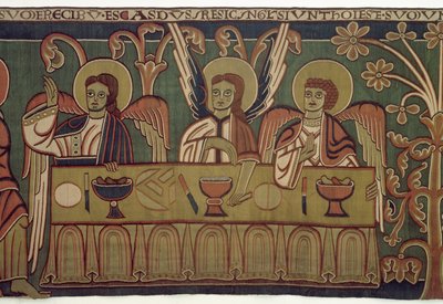 The Three Angels, from the Story of Abraham by German School