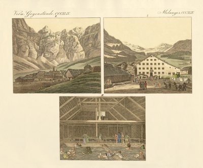 The Bath of Leuker at the Canton of Wallis by German School