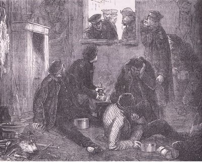 The crown prince of Prussia going the rounds by German School