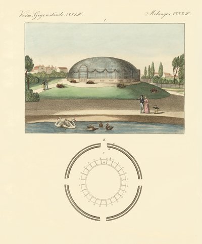 The Cupola-shaped Building in the Zoological Garden of Surrey by German School