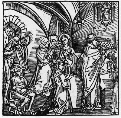 The Devils Transcribe the Chatter of the Merchants During Mass - in 