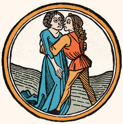 The Four Temperaments: The Blood (Warm and Kind) by German School