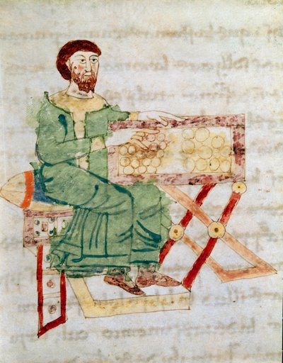 The Money Changer, Ancestor of the Banker (9th Century) by German School