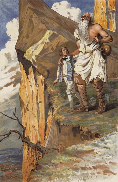 The Shoemaker and the Giant by German School