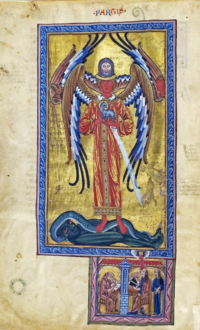 Theophany of Divine Love (Vision from Liber Divinorum Operum), c.1220-30 by German School