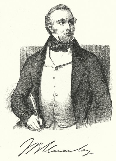 Thomas Babington Macaulay, British historian and writer by German School